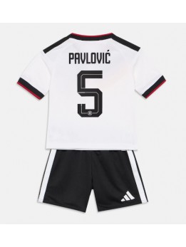 Billige Tyskland Aleksandar Pavlovic #5 Hjemmedraktsett Barn VM 2026 Kortermet (+ Korte bukser)